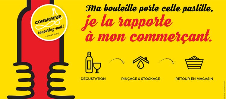 <b>CONSIGN'UP, le retour de la consigne des bouteilles en verre</b>